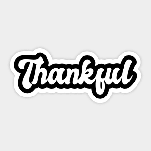 Thankful Sticker